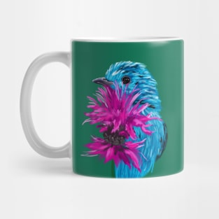 Spangled Cotinga + Bee Balm Mug